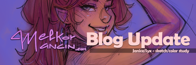 Janice/Syx - sketch/color study